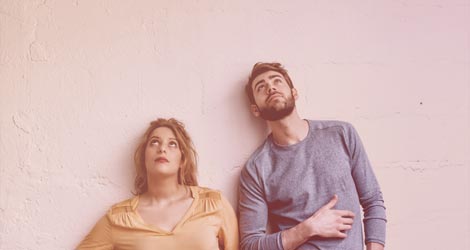 zwei Studierende im Bereich Medien