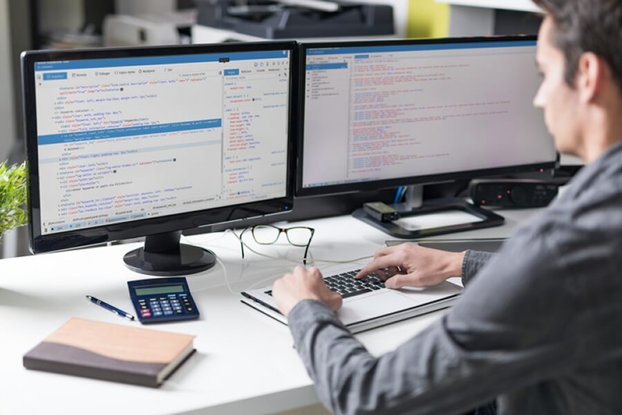 ... und setzen sie dann mit Code um.