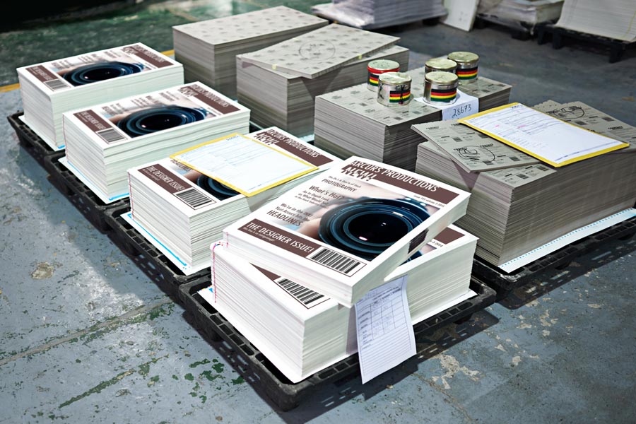 ... und ein Produkt in Druck zu bringen.