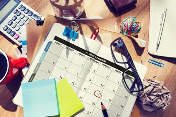 ...und ein voller Terminkalender.